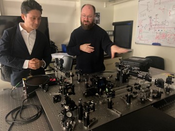 Arc_Cuava's tweet photo. CUAVA recently had the great pleasure of welcoming Mr Takehiro Nakamura, Director of @JAXA_en, for a tour of our labs. https://t.co/n9PqFOM8D4