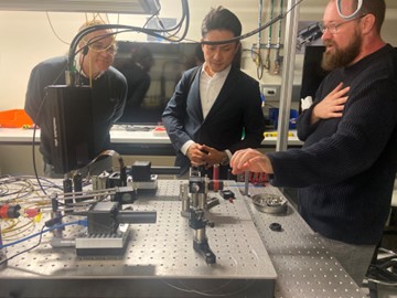 Arc_Cuava's tweet photo. CUAVA recently had the great pleasure of welcoming Mr Takehiro Nakamura, Director of @JAXA_en, for a tour of our labs. https://t.co/n9PqFOM8D4