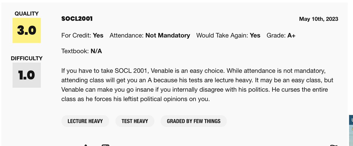 greg_price11's tweet photo. The way they found out it was him is Senator Fesi reported it to the Sheriff who tracked his number. 

His Rate my Professor reviews also make sense haha. https://t.co/8p26ISPjIE
