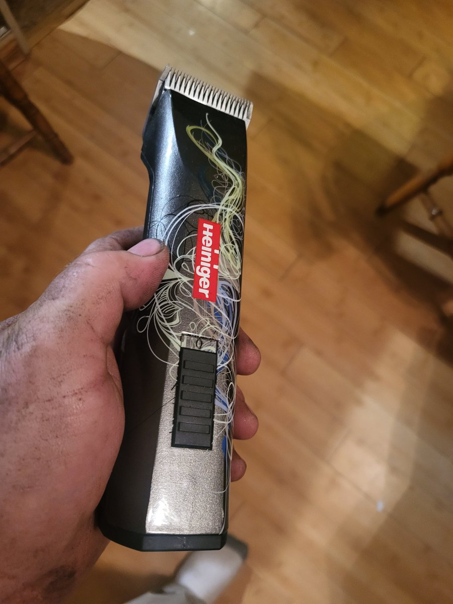 Campbellgrain's tweet photo. Hair cuts and beard trims are made 100% better using cattle clippers #notupfordiscussion https://t.co/L9b5PTbnQK
