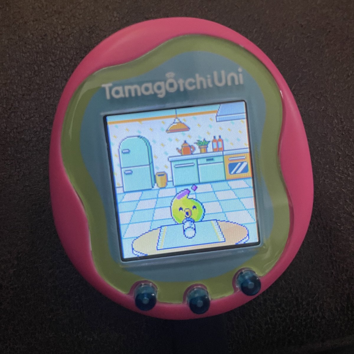 mintealea's tweet photo. My baby is here!

#TamagotchiUni https://t.co/P9huaV7pOz