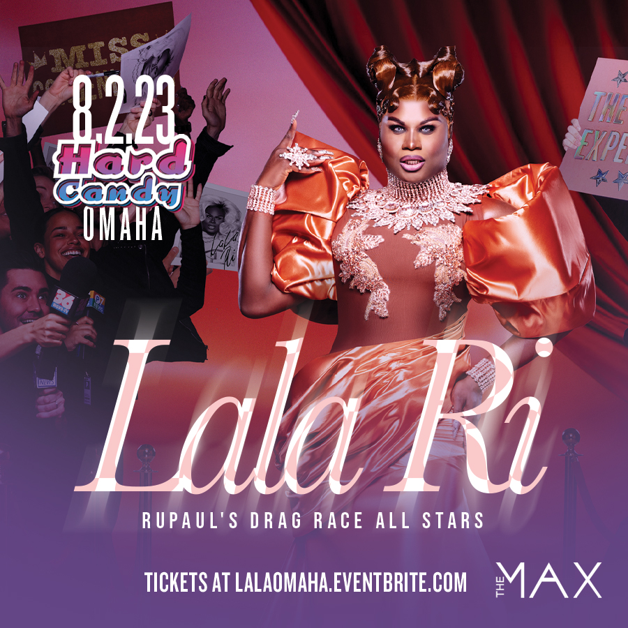 themaxomaha's tweet photo. August 2, HardCandy brings RuPaul's Drag Race All Star LaLa Ri to The Max stage!! Get your tickets now @ https://t.co/D9p5bKlo1u. #party #dance #weeknightfun #clubbing #rpdr #themax #nightlife #themaxomaha #cocktails #hardcandy #omaha #diva #lgbtq๐ #letsparty #gay https://t.co/gq0hgDAfGH
