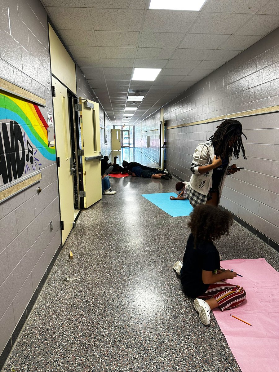 theHMSBand's tweet photo. Great 1st day of band camp! Icebreakers 🧊Poster decorating 🎨and music making 🎶 See you tomorrow for day 2! https://t.co/D3cec3Y4sl