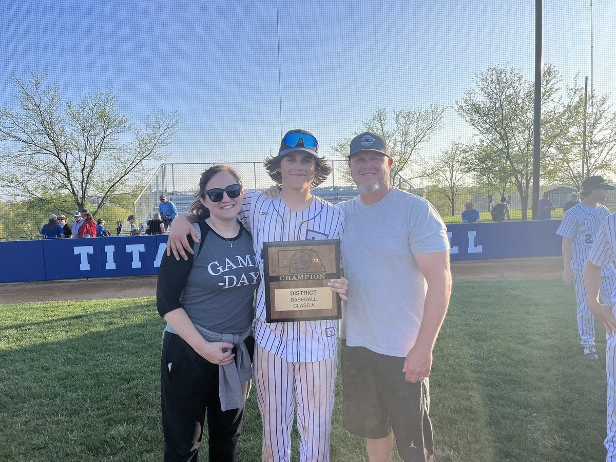 Couldn’t be more proud of of this dude.  HS season comes to an end, but plenty of baseball left ahead.  Great memories!  On to the next chapter.  Love you buddy.  <a href="/johnnyvallinch/">Johnny Vallinch</a> <a href="/PLSTitansBB/">Papillion- LaVista South Titan Baseball</a> <a href="/BVU_Baseball/">BVU Baseball</a> <a href="/DustanVallinch/">Dustan Vallinch</a>