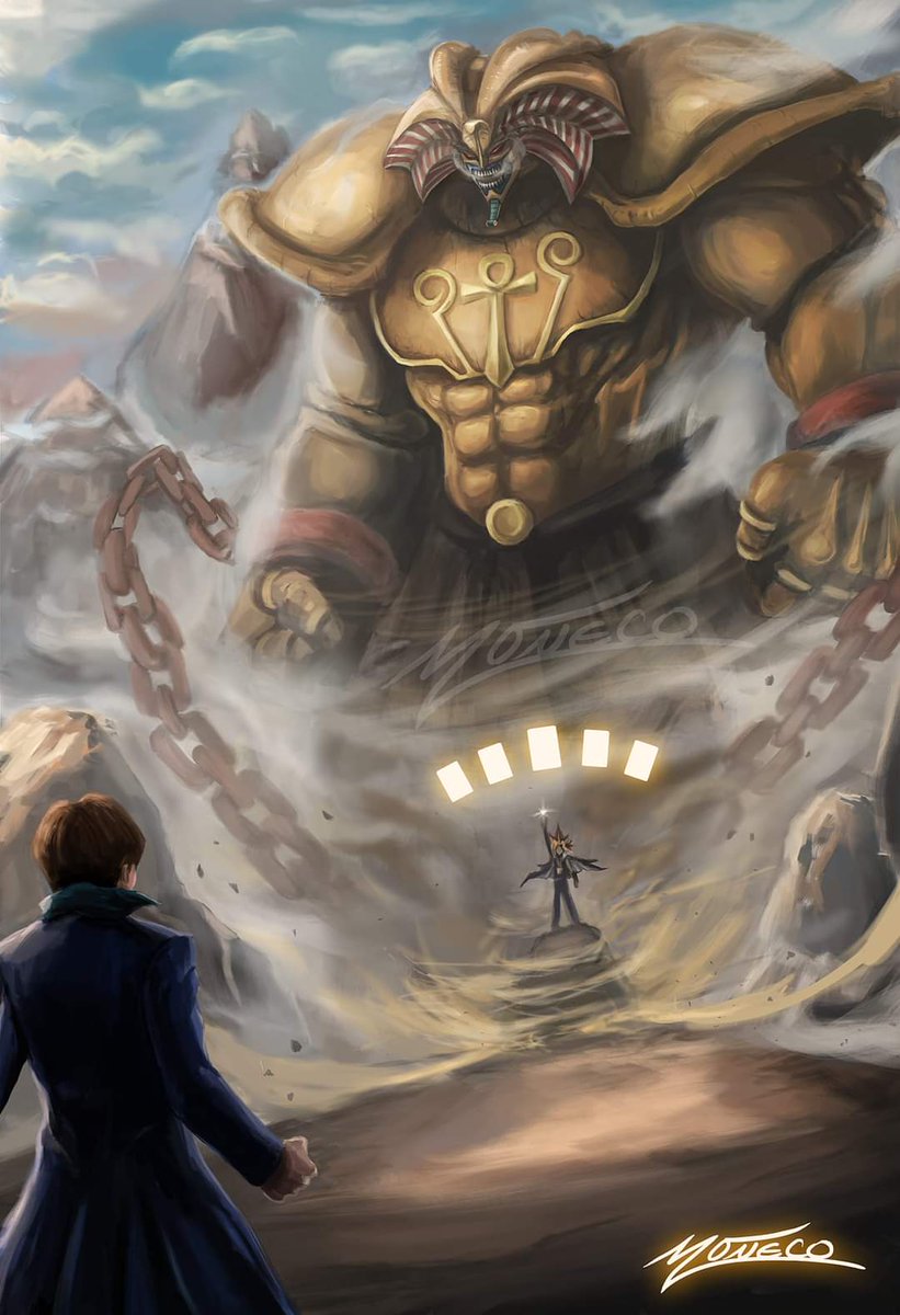 Moneco_Arts's tweet image. No competition! Exodia is the most difficult piece I've done and my best...also my personal favorite lol.