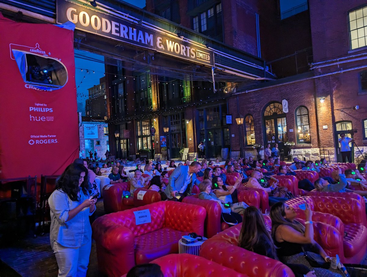 For those who have never been to the #icffCanada film festival in the #Toronto Distillery District, it's a great way to get outside in the summer and enjoy films on the big screen <a href="/DistilleryTO/">The Distillery District</a>
