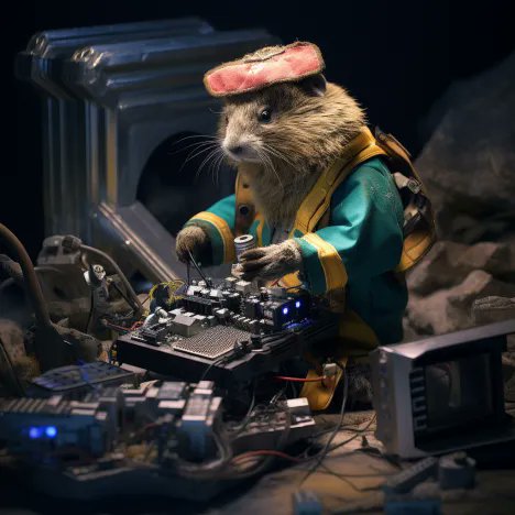 Did you know? 🤔 I'm convinced that when marmots retreat to their burrows, they secretly manufacture high-end graphics cards. 🖥️💡 $XCH #Soon #Nft