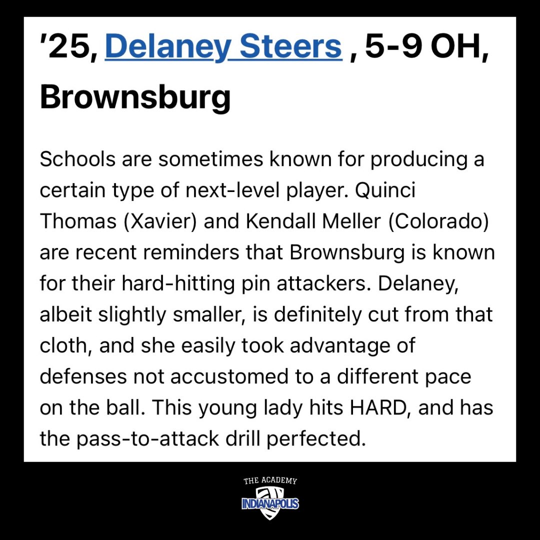 TAVCRecruiting's tweet photo. It was a great showing for our players at the @prepdig Indiana Stock Up Showcase!

#academyuncommitted #academyproud #academyfamily https://t.co/BuvtzDKFZn