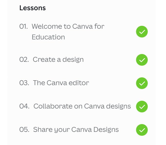 MsDeLormeSSELC's tweet photo. If you’re an educator, have you taken the free lessons on Canva for Education? There are so many things you can create and even more templates you can customize to make your own! 10/10 recommend! #multimediafsu https://t.co/AkNeDlY6Dm