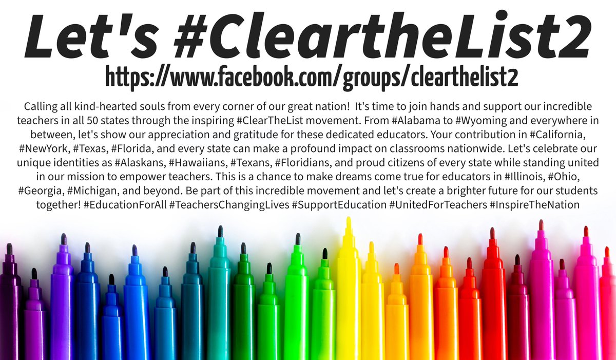 #SupportTeachers #DonateToTeachers #TeachersNeedYourHelp #HelpTeachers #GiveBackToEducators #SupportEducation #TeacherAppreciation #ClassroomDonations
#EmpowerEducators #FundTeachers #SupportOurTeachers #EducationDonations #GiveToTeachers #SupportSchools #TeachersMatter