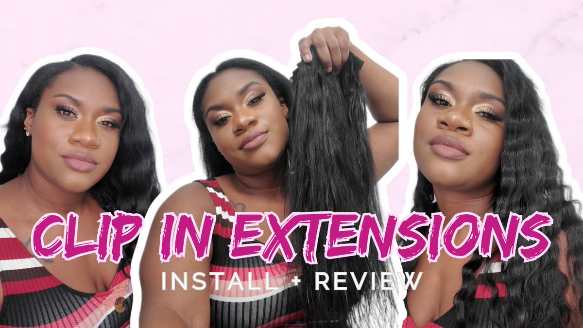 🚨 New Video 📹 

Click the link to tune in ⬇️⬇️⬇️

youtu.be/mNek7TdafPQ

#clipinextensions
#hairtutorial 
#crimpedhair
#deepwavehair