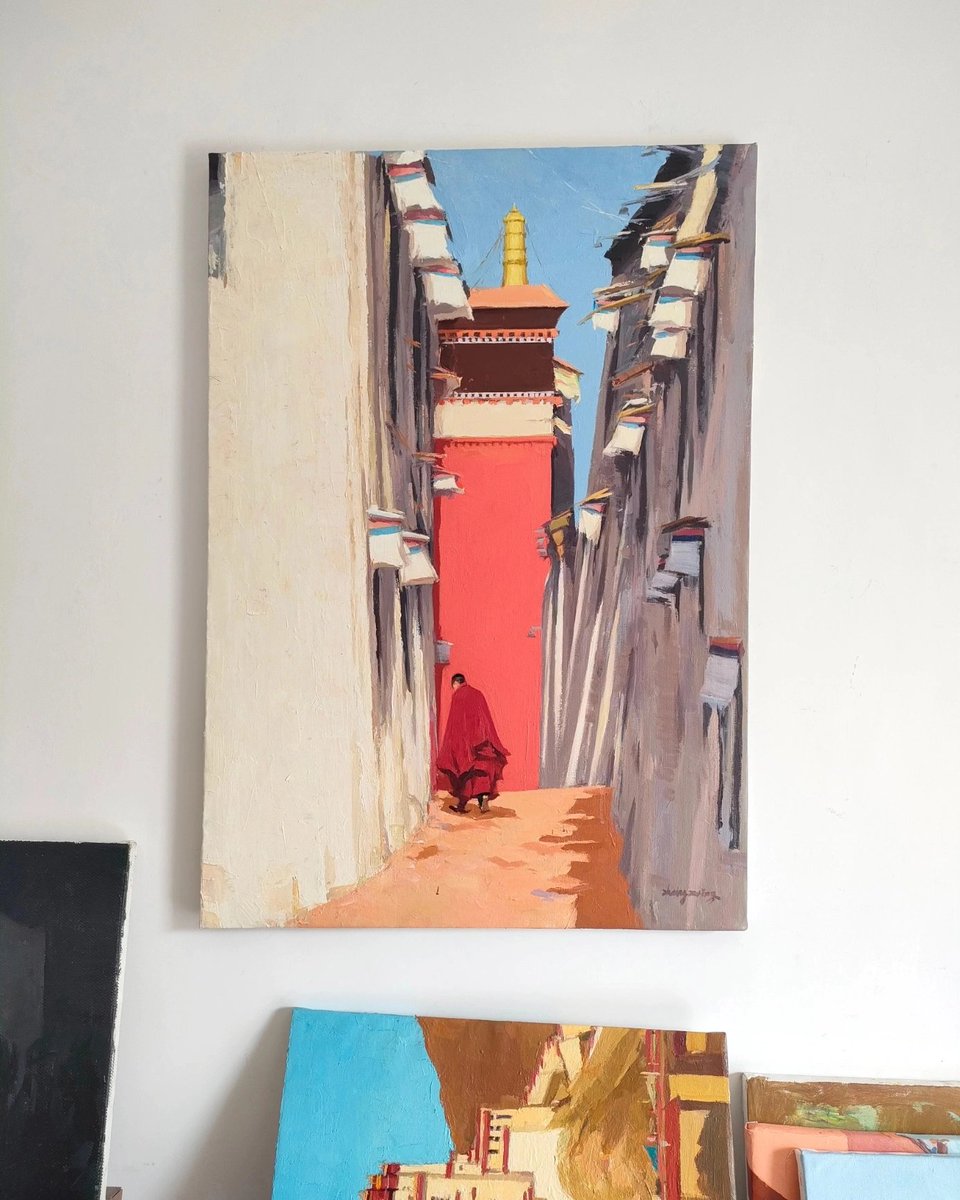 back view,  oilpainting,  100cmX70cm
#Tibet #artoftheday #art #artworks #artsy #artist #artwork #artshow #artlover #arts #artdaily #oil #oilpaintings #oilart #oilpaint #oilpaintingart #oilpaintingoncanvas