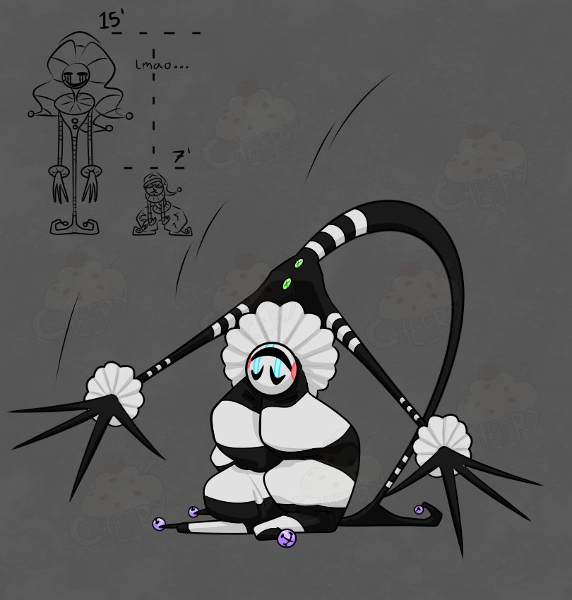 CheeryClock's tweet photo. I forgo to post this here 
Anyways, I'll dump the lore in the thread. A good tldr is this is a Security Breach AU. Puppet is one of the daycare theater bots.
#FNAF #fnafsecuritybreach https://t.co/0KMUzebmMX
