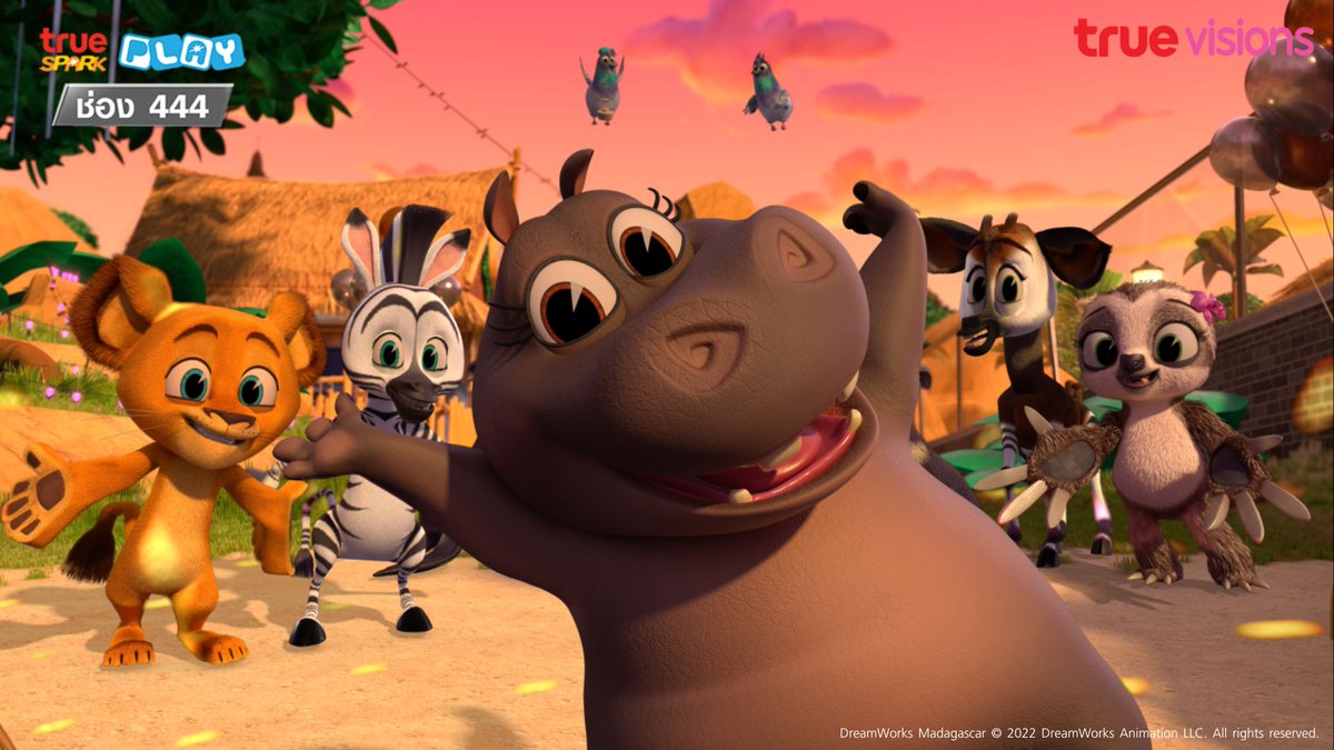 TrueVisions's tweet photo. ติดตามความเฮฮาและความนน่ารักของสารพัดสัตว์น้อยใหญ่ 

💙  MADAGASCAR: A LITTLE WILD [2] วันพฤหัสบดี - วันศุกร์ 16.40 ทางช่อง #TrueSparkPlay (444)  

#MADAGASCARALITTLEWILD #MADAGASCAR #มาดากัสการ์4เกลอผจญภัย https://t.co/Qy6R1Uq7Di