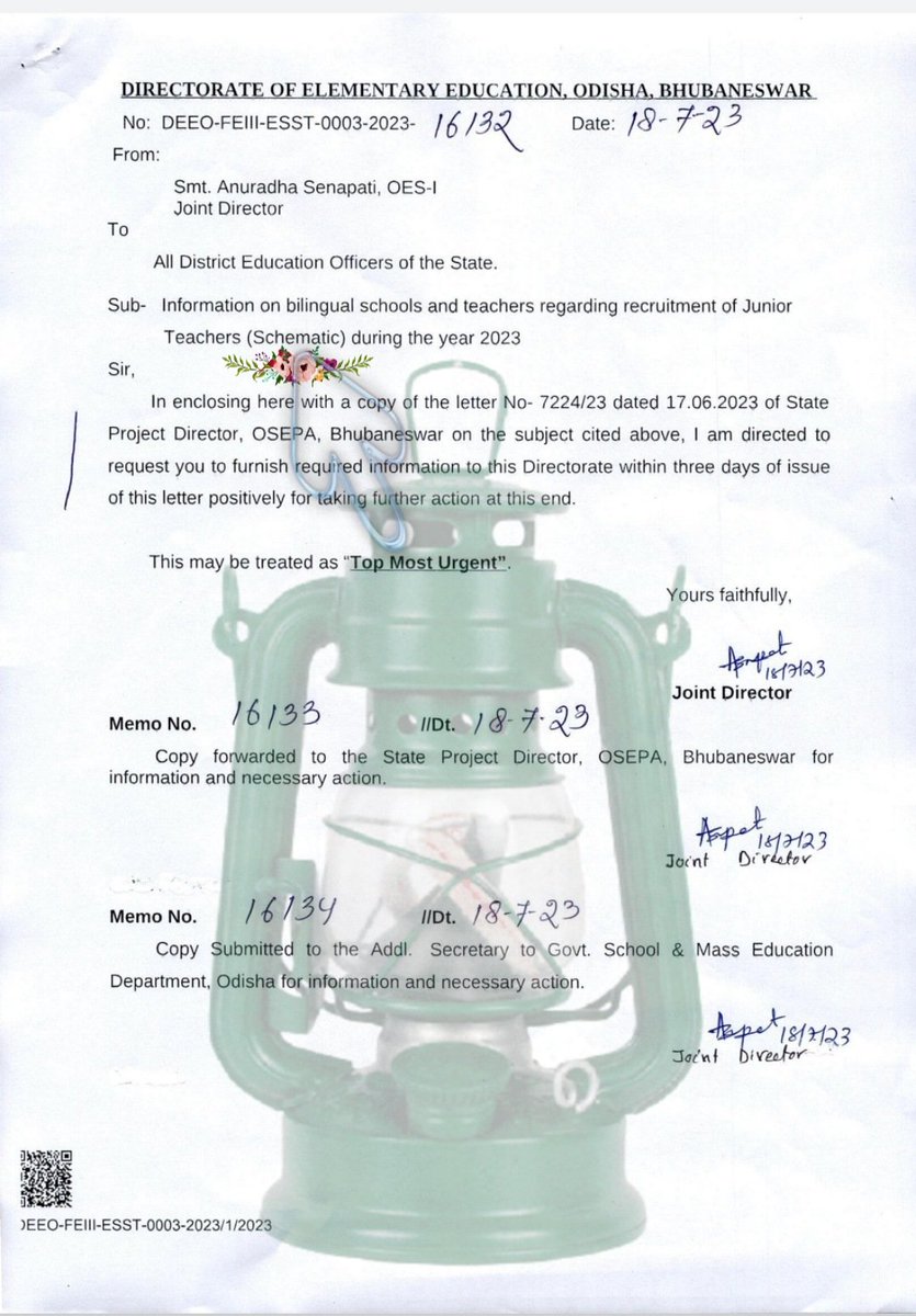 MrAdity1994's tweet photo. ରାଜ୍ୟ ସରକାର @CMO_Odisha ଙ୍କ ପ୍ରାଥମିକ ଶିକ୍ଷାପ୍ରତି ଥିବା ଆତ୍ମୀୟତା ଶିକ୍ଷକ ନିଯୁକ୍ତିରୁ ବାରିହେଉଛି ।
କନିଷ୍ଠ ଶିକ୍ଷକଙ୍କୁ ଦେଇଥିବା ପ୍ରତିଶୃତି ପାଳନ କରି ଅବଧି କମାଇ ଅବିଳମ୍ବେ ରେଗୁଲାର କରିବାସହ । ଆସାଇ ବନ୍ଧୁ ଯେଉଁ ଭଳିଭାବେ 150 ନଂ ର ପ୍ରତିଯୋଗିତା ମୂଳକ ପରିକ୍ଷାଦେଇ ଆସିଲେ ସାମାନ୍ୟ ଆସ୍ୱସ୍ତି ପାଇବେ ।
@SMEOdisha1 https://t.co/c5lCZLTAnf