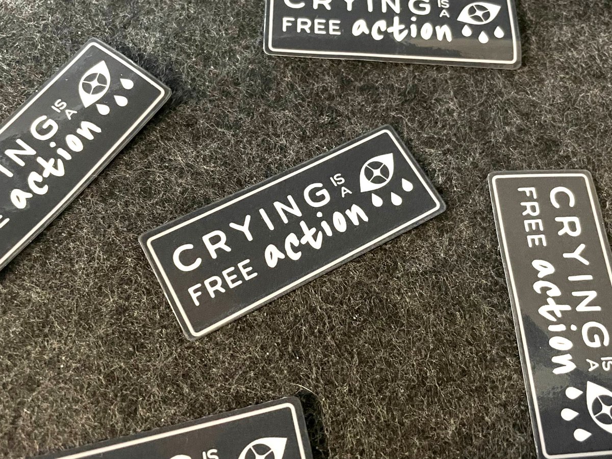 minvathemes's tweet photo. 🌟New Release!🌟Is your party getting their butts whooped by a Beholder? No worries, crying is a free action! Learn more about our weatherproof sticker that can go anywhere via link in bio! #DnD #DnDSticker #Sticker #DungeonsAndDragons #TTRPG https://t.co/y0LHkNfckm