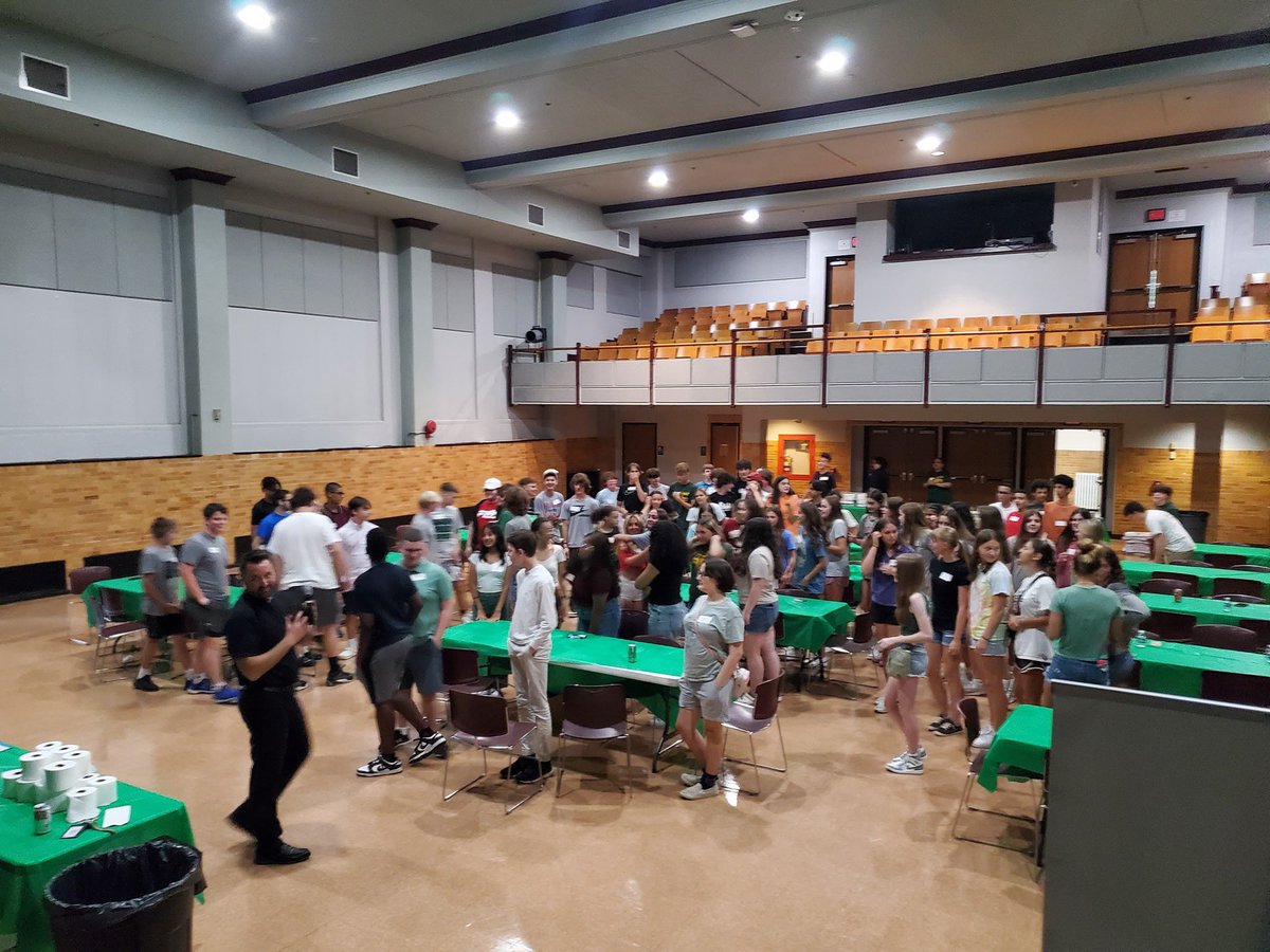 ACCHSVikings's tweet image. #VikingProud ACCHS was thrilled to welcome our newest members of the Viking Family to our annual Pizza Night party! We are excited to begin our 97th school year! #FaithTraditionExcellence #AlwaysFaithful 💛💚🤘