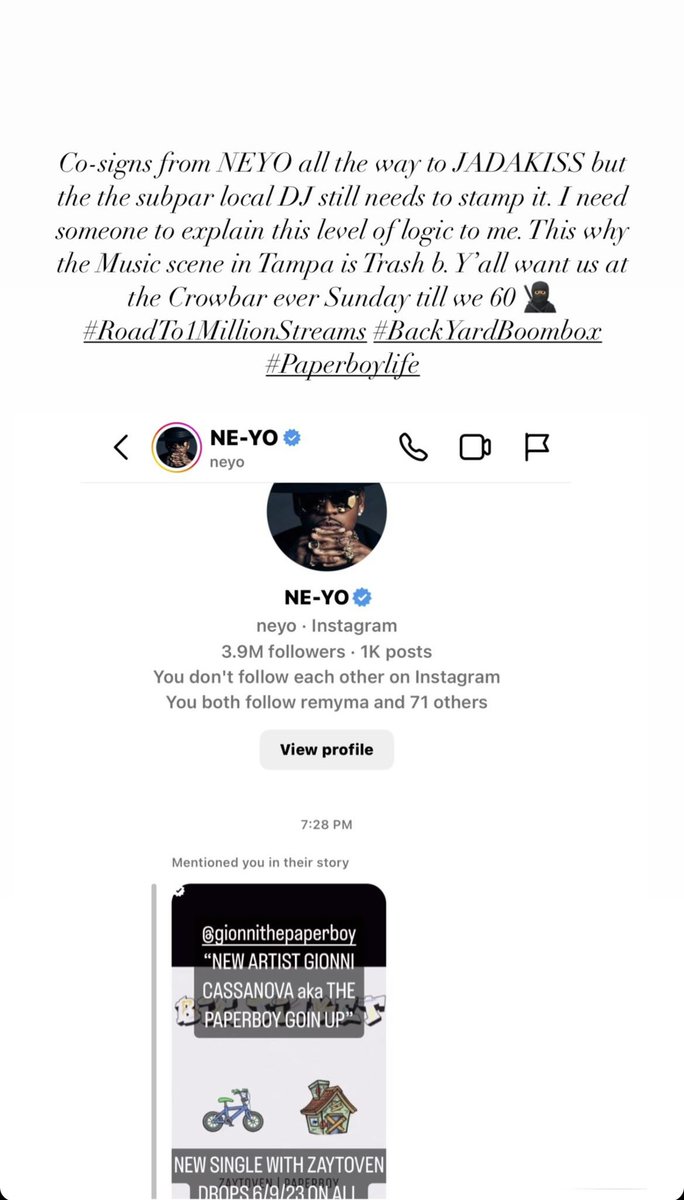 Gionni Cassanova (@paperboylife) on Twitter photo 