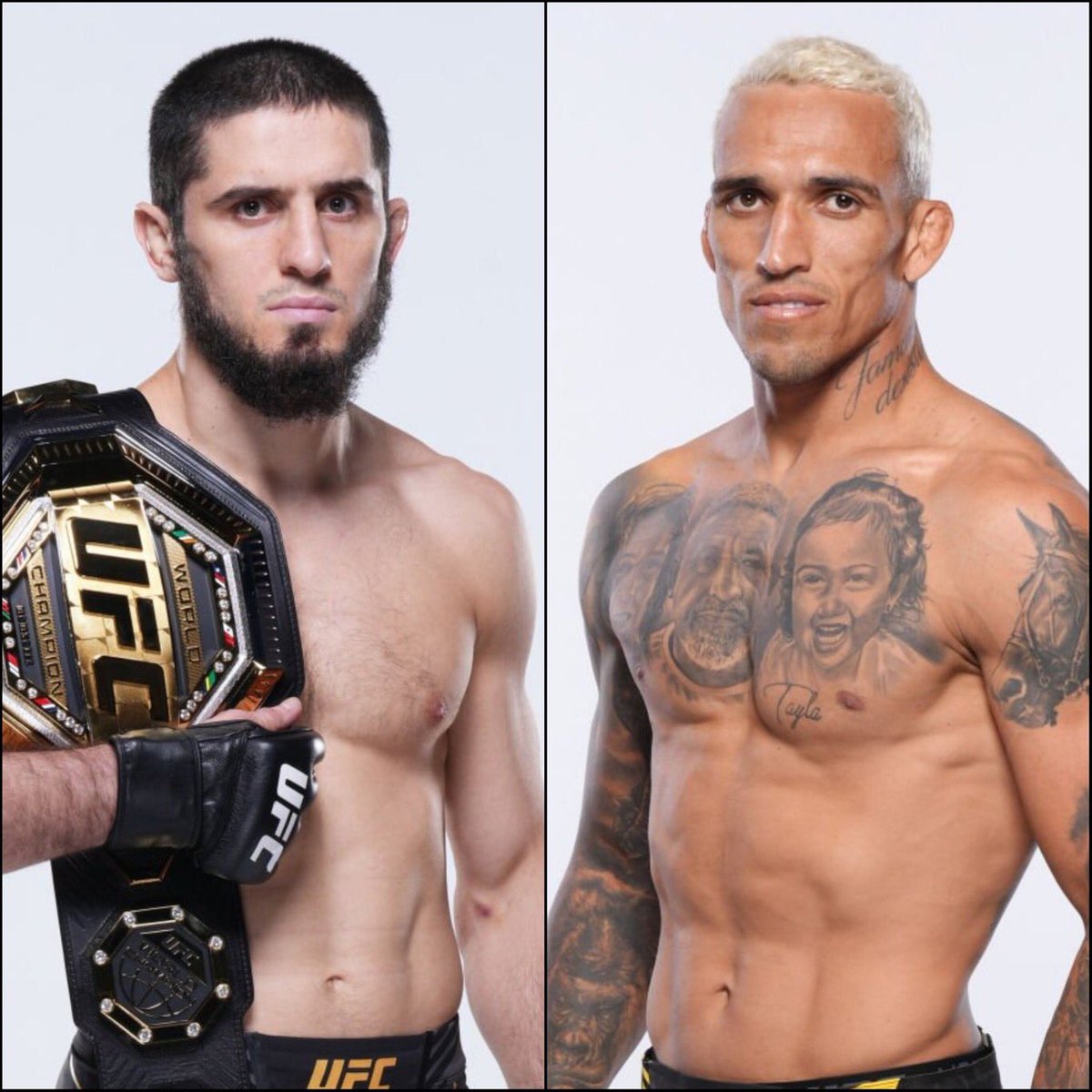 MMAニューカードです👩🏻‍💻

10.21 #UFC294 ライト級王座戦

王 マカチェフ(31) 24-1 4KO 11SUB
×
① オリベイラ(33) 34-9 10KO 21SUB