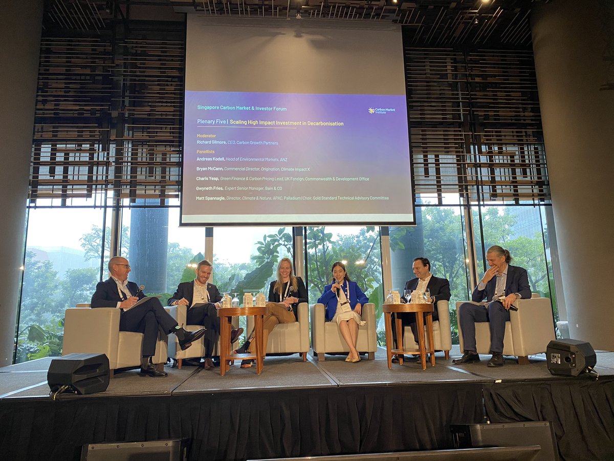 “It seems like we’re asking the carbon price to do a lot of the heavy lifting on impact and finance. Are we missing something? Should be be looking more to blended finance?” Just one of many insightful questions our first plenary of the day considered.

#CMISNGforum