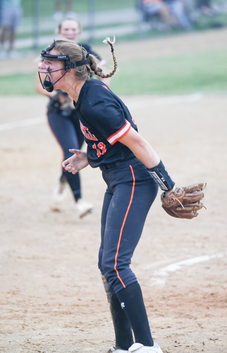 Grinnell_SBall's tweet photo. Congrats to SR @EllaGrife for being named to the  1st team LHC team as Utility. This is Ella’s 3rd straight year being named to the 1st team! Ella led the LHC in stolen bases with 24, had 28 hits and batted .389 in the conference. What a season and career! @Grinnell_SBall https://t.co/w8Y5aghbcW