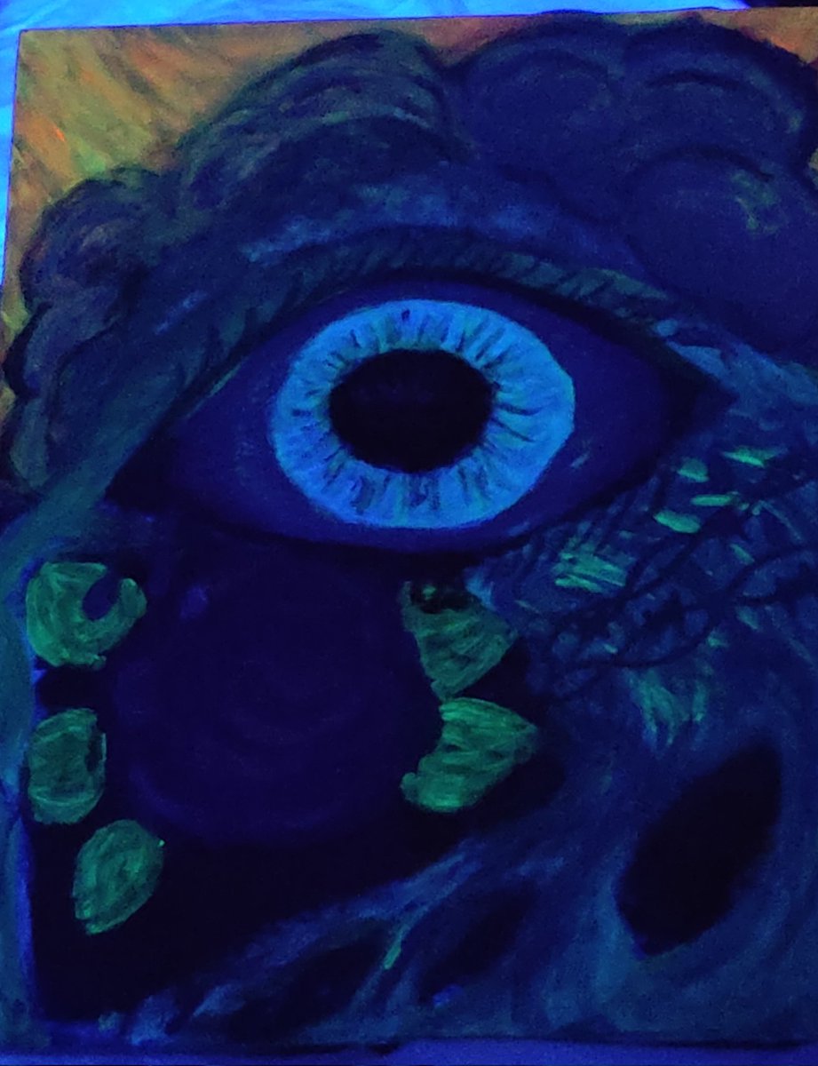 This happens when you turn out the lights