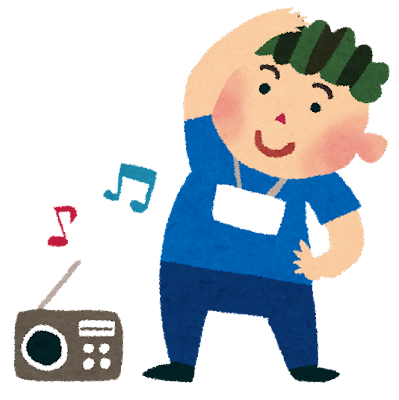 「おはようございます7月21日金曜日です 本日は、1930年 に「早起きラジオ体操」|かず💻🎮🖼のイラスト