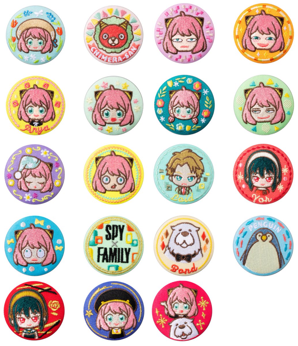 限定　非売品　SPY×FAMILY スパイファミリー　缶バッジ 楽天市場】SPY×FAMILY ぶちマス スパイファミリー 缶バッジ 全8種