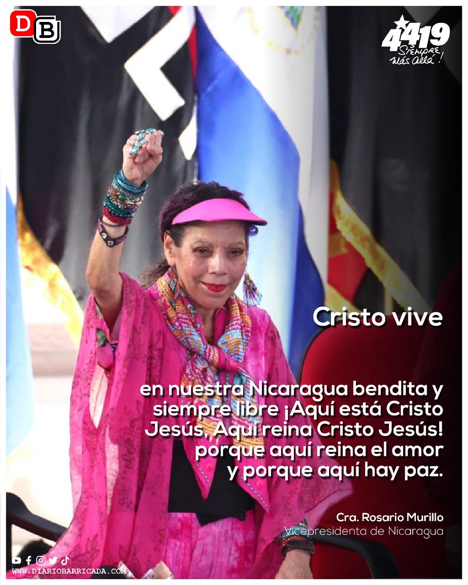 #4419VivalaRevolucion 
#LeonRevolucion 
Definitivamente Dios con todos y todas . Nicaragua ejemplo de paz , dignidad y soberanía .
