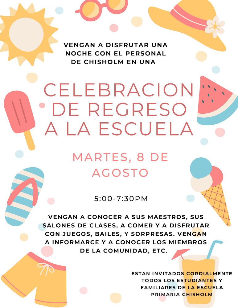 Chisholm_Lions's tweet photo. We can’t wait to see our Chisholm Family! #MPSRising #LetsGetIt

¡Estamos ansiosos por ver a nuestra familia Chisholm!🦁🍔🌭🕺🏼💃🏽 https://t.co/lxcI4eXDAX
