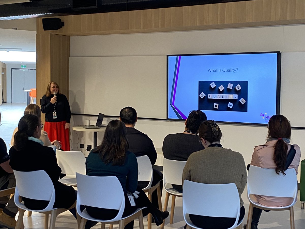 Tim Boyle RTTP MMPP (@timpboyle) on Twitter photo We have ~60 <a href="/ANSTO/">ANSTO</a> staff, <a href="/nandin_innovate/">nandin Innovation Centre</a> founders and other special guests learning about quality from <a href="/Chemcommunicato/">Maree Stuart</a> CEO of <a href="/management_mas/">MASManagementSystems</a>. Hint…. It is fascinating and there is more to it than you think We have ~60 <a href="/ANSTO/">ANSTO</a> staff, <a href="/nandin_innovate/">nandin Innovation Centre</a> founders and other special guests learning about quality from <a href="/Chemcommunicato/">Maree Stuart</a> CEO of <a href="/management_mas/">MASManagementSystems</a>. Hint…. It is fascinating and there is more to it than you think