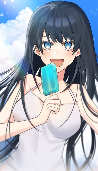 「long hair popsicle」 illustration images(Latest)｜4pages