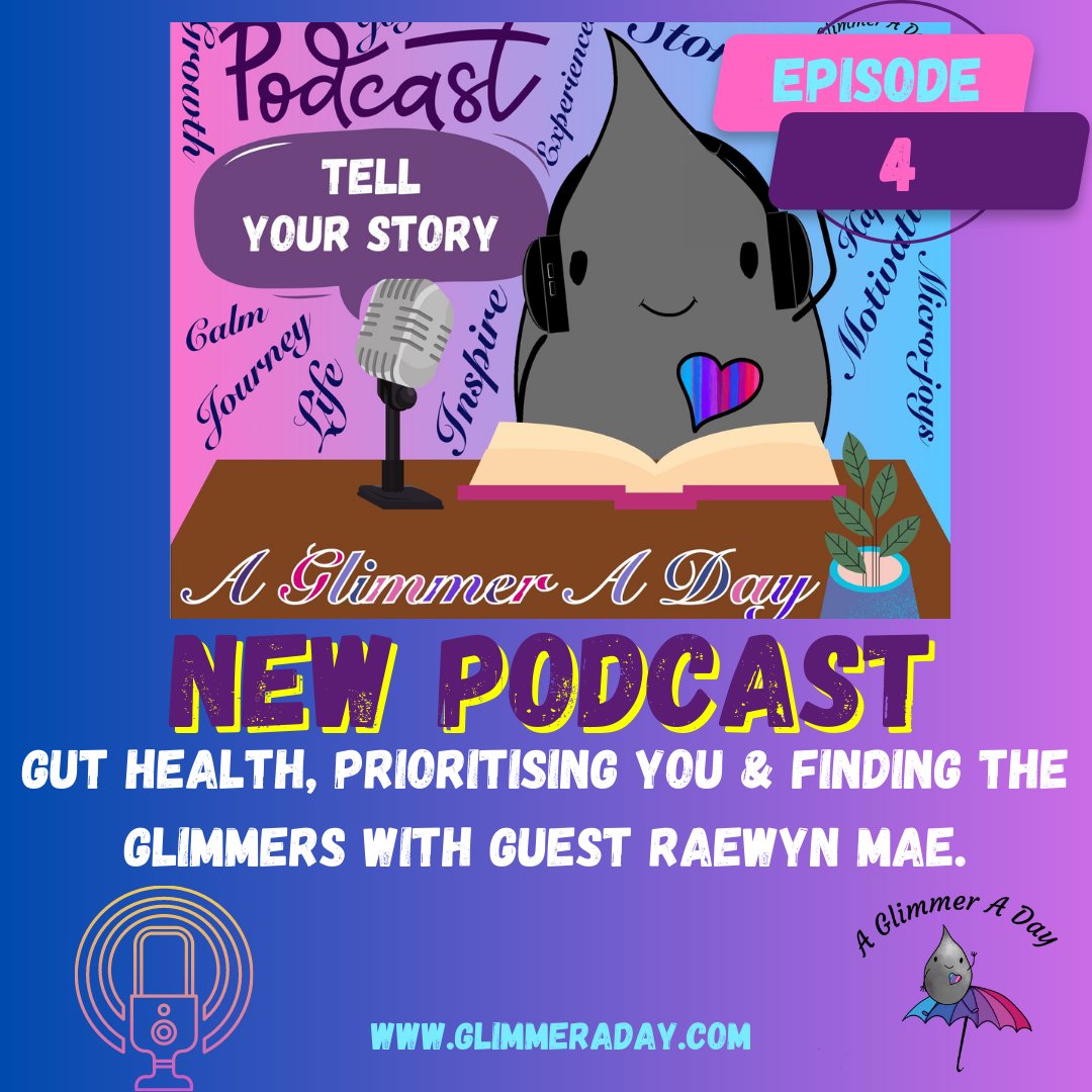 aglimmeraday's tweet photo. https://t.co/iGOpcqOfPa #podcast #glimmers #guthealth  #health #mentalhealth https://t.co/WNnemgVjHQ
