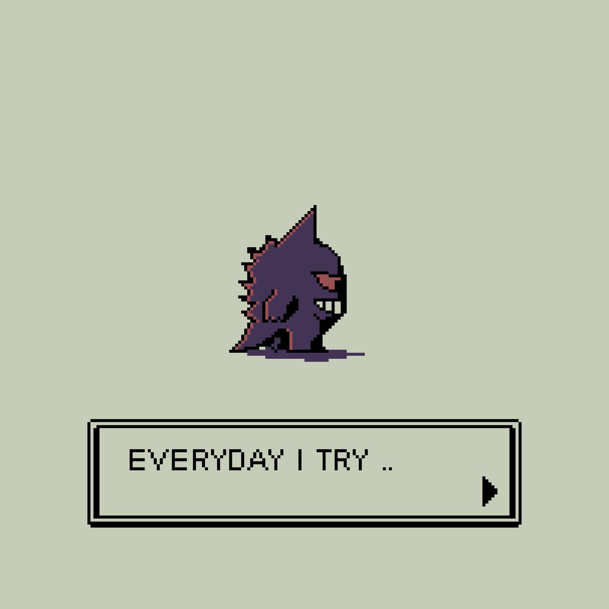 sleepyghostmp3's tweet photo. Everyday 

#pokemon #gengar #pixelart 
#inspiration #motivation https://t.co/PRRiEhSeaX