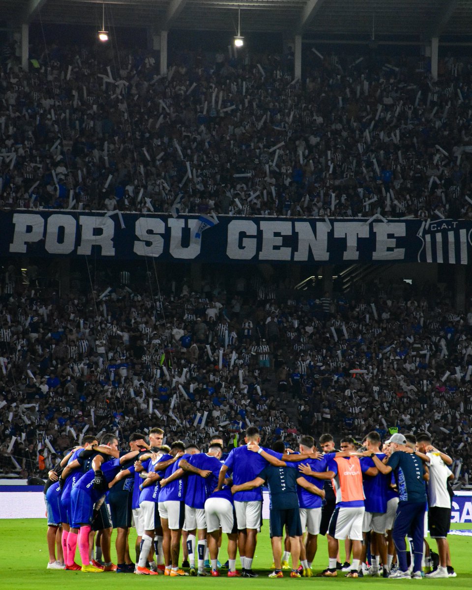TODOS JUNTOS POR EL MISMO OBJETIVO ¡¡VAMOS TALLERES CARAJO!! 💙