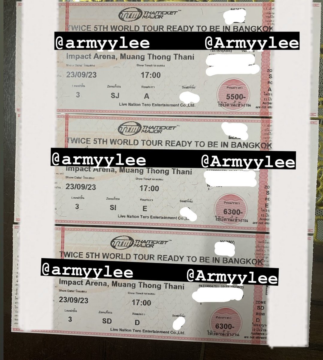armyylee's tweet photo. @summerbunno Hi i have 2 ticket https://t.co/NaaX6CGi7D