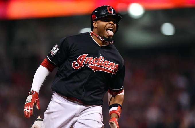 RT @baseballinpix: Rajai Davis sticks his tongue out after tying game 7 of the 2016 World Series in the 8th Inning https://t.co/DMZEqxZjsz