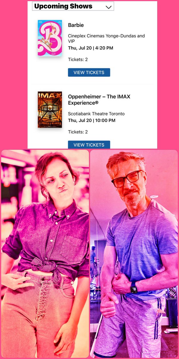 #Barbenheimer < 24 hrs! Staying pumped!