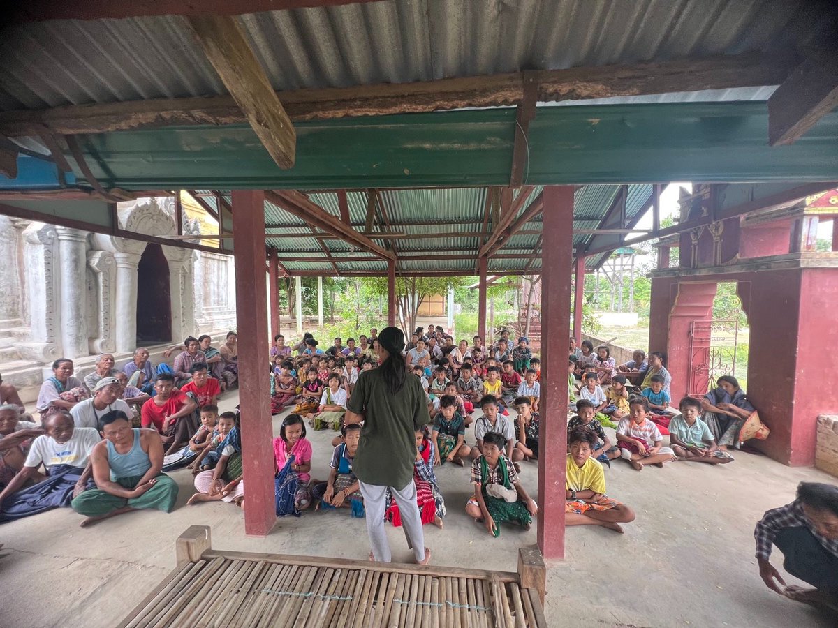 Women's network organized and led discussion forum 'What is Democracy?' in Yesagyo Township, Pakokku District in the Magway Region of central Burma. These women show resilience of the Spring Revolution in Myanmar.

Fora like these are critical in defining the People in Democracy.