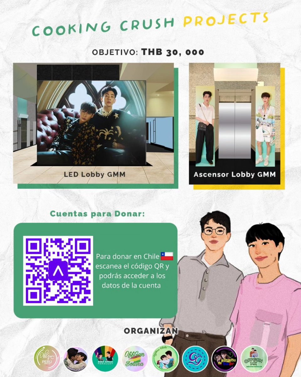 OffGunChile's tweet photo. #ProjectsForOffGun by Latam 💚
Para donaciones de Chile 🇨🇱 deben escanear el código QR y lo podrán hacer (si tienen Mach pueden hacerlo directamente en la misma app, sino el código les dará los datos de transferencia)
#OffGun #OffJumpol #GunAtthaphan #BabiiLatam #OffGunChile https://t.co/g2ivN0AtyU