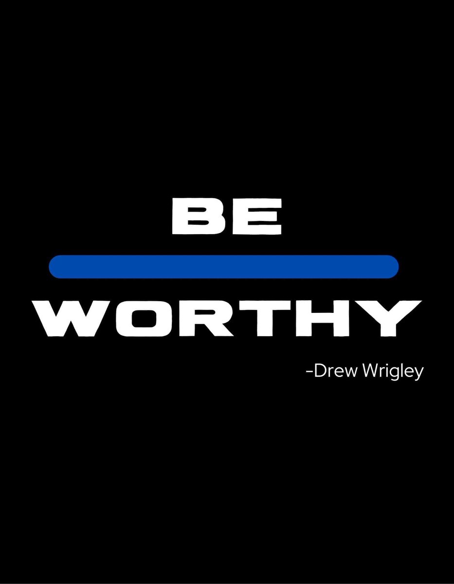 OFCWeigel's tweet photo. #BeWorthy @DrewWrigley https://t.co/s4otRAZVFS