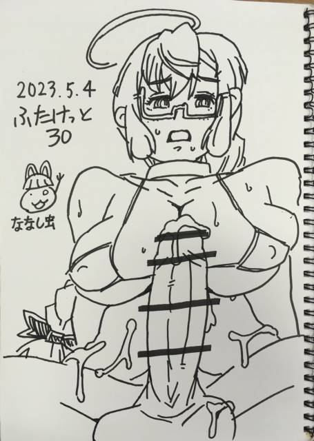 ふたけで描いた色紙とスケブマン
他にSuicaにも描いたデス 