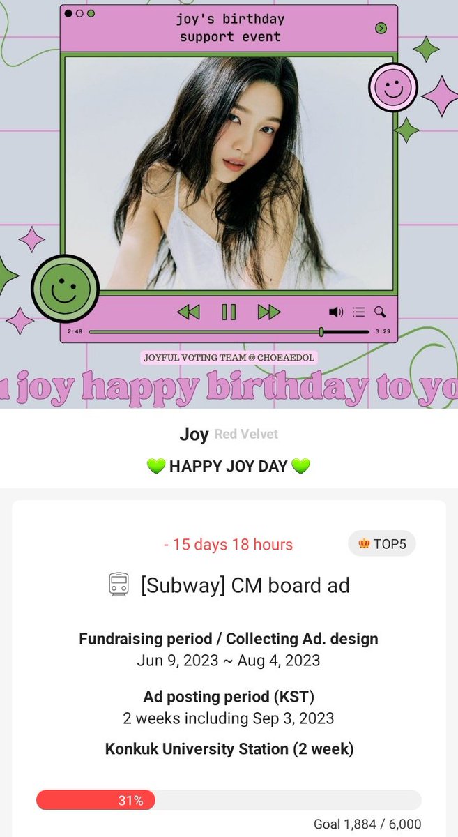 Joyful Voting Team (Choeaedol) tweet media