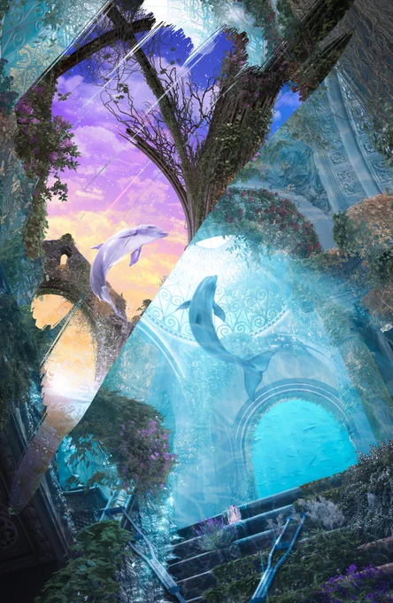 In a dream that never wakes.