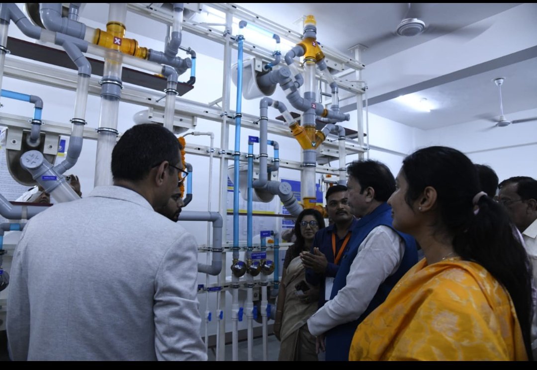 drpkshukla2001's tweet photo. Pidilite Woodworking and Plumbing (PWP) Centre for Advance Skills (affiliated under KSU) was inaugurated today by Hon Minister Sri Balvantsinh Rajput,Add Chief Secretary, Anju Sharma IAS, Anupam Anand IAS , Gargi Jain IAS on 17th July at KNITI Ahmedabad https://t.co/s4nEXUOjWy