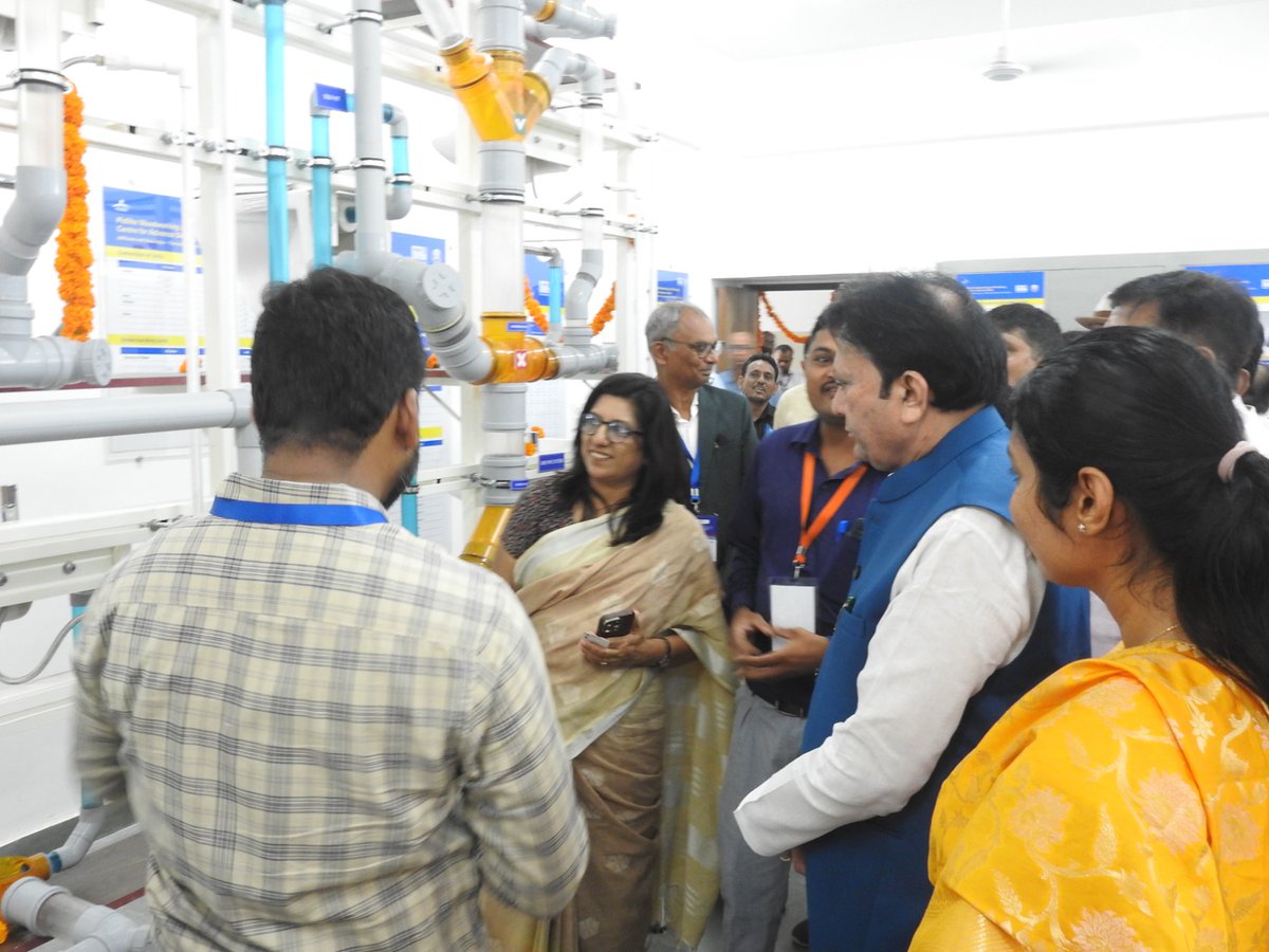 drpkshukla2001's tweet photo. Pidilite Woodworking and Plumbing (PWP) Centre for Advance Skills (affiliated under KSU) was inaugurated today by Hon Minister Sri Balvantsinh Rajput,Add Chief Secretary, Anju Sharma IAS, Anupam Anand IAS , Gargi Jain IAS on 17th July at KNITI Ahmedabad https://t.co/s4nEXUOjWy