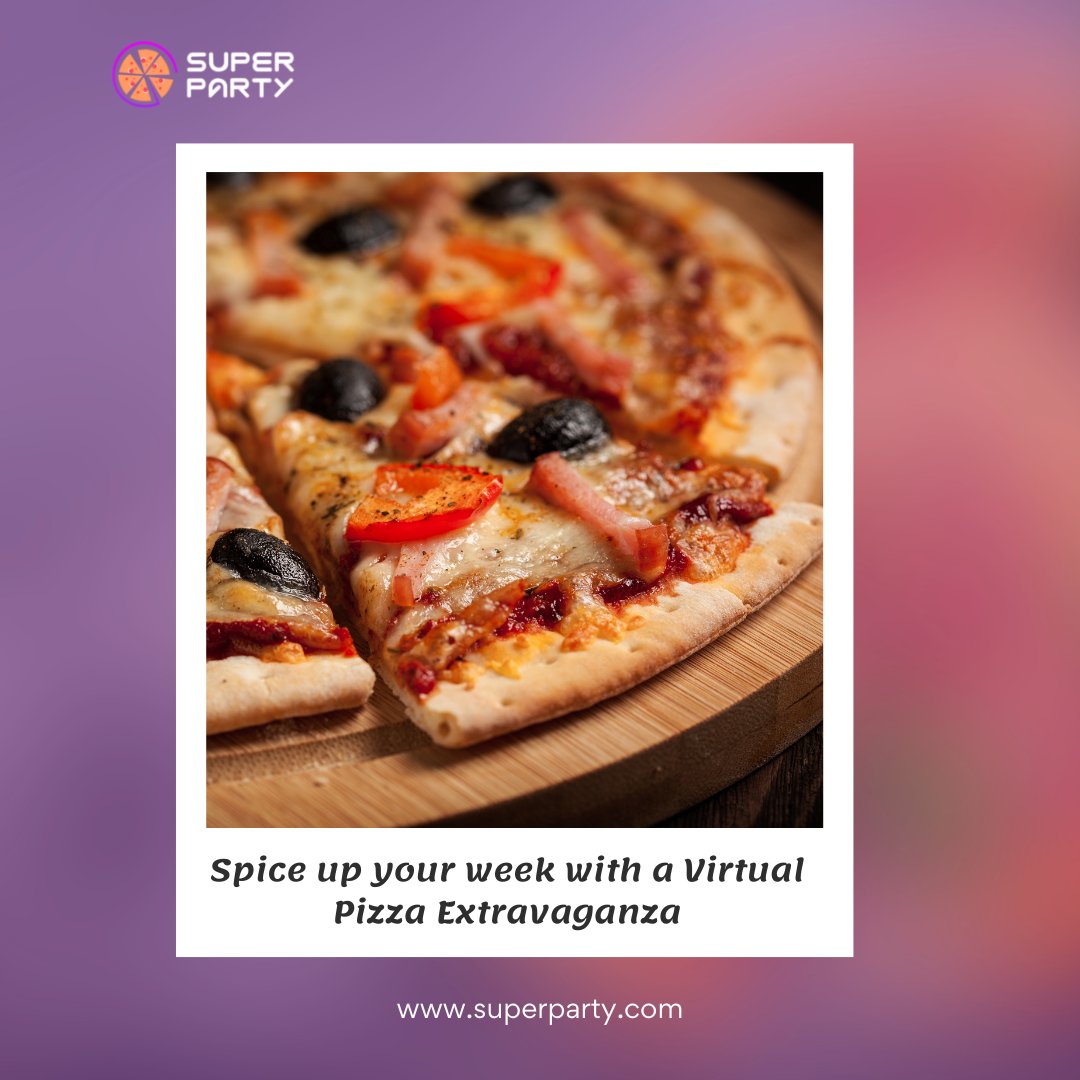 _SuperParty_'s tweet photo. ππ Spice up your week with a Virtual Pizza Extravaganza!
Indulge in flavorful delights and create unforgettable memories with friends and family.
Join the party at https://t.co/CZJPTRkbJQ
#superparty #VirtualPizzaParty #SliceOfJoy #SpiceUpYourWeek #ThursdayTreats https://t.co/bXsu3mSFXe
