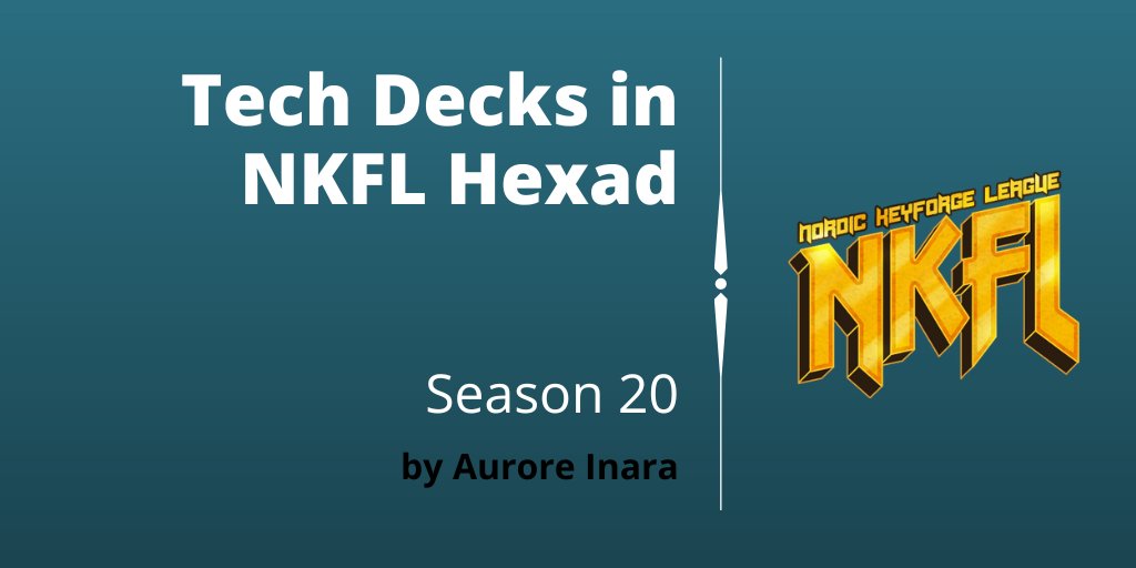 Timeshapers1's tweet photo. Sharing my thoughts on tech decks in NKFL Hexad, which is also applicable to Triad best of one. https://t.co/eJk2wKOXPR https://t.co/Xsga7QaHfy