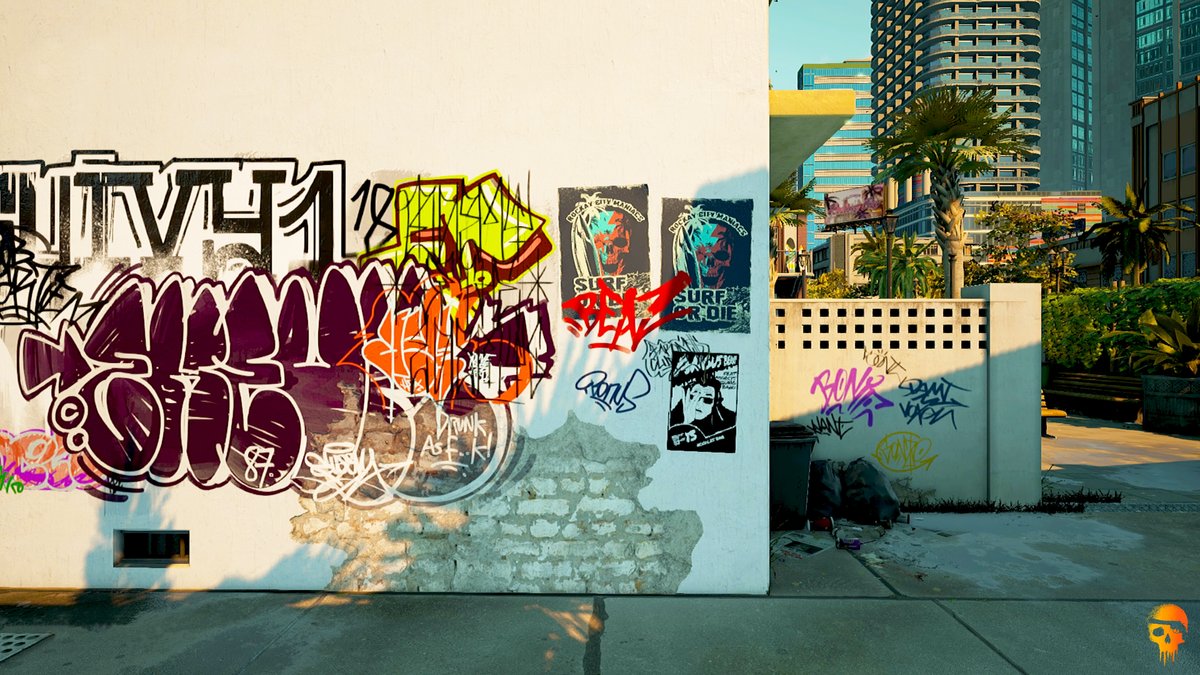 CrimeBossGame's tweet photo. "I get asked this all the time - Is it art, is it 'not' art, is it 'nearly' art? Is it just a piece of trash on the sidewalk? 
To all those questions, my answer is always the same - yes!"
- Finn Spinn - Rockay City's MOST Pretentious Artist

🌇 https://t.co/KXp0x9CAh3 https://t.co/C65ZA69pHP