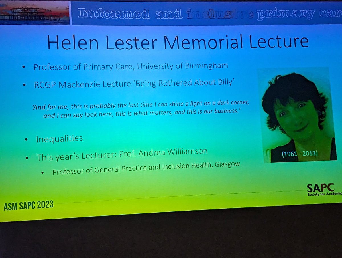 joannelreeve's tweet image. &quot;this is what matters, this is our business&quot; The wise words of Helen Lester still inspiring us #SAPC2023